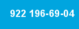 922 196-69-04